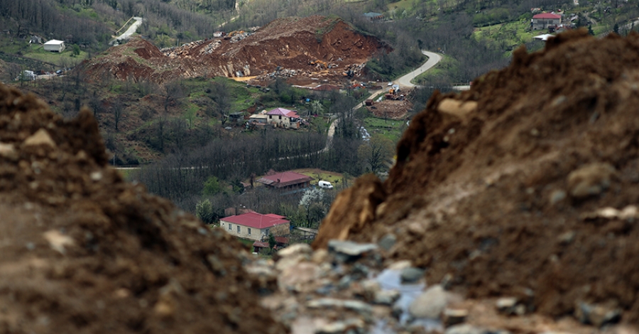 გადახსნილი მთები - წიაღის მტაცებლური მოპოვება რიონის ხეობაში